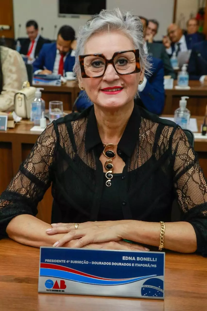 Advogada Edna Bonelli fala sobre os desafios e conquistas nesse primeiro ano a frente da 4ª Subseção da OAB Dourados e Itaporã (Foto: Divulgação).