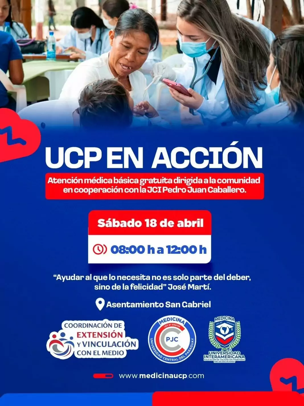 Ação da UCP–INTERNAMERICANA leva atendimento gratuito ao assentamento