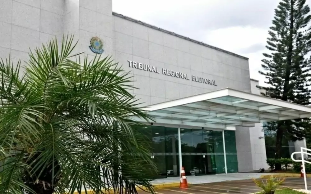 Vista do prédio do TRE-MS em Campo Grande. (Foto: Reprodução)