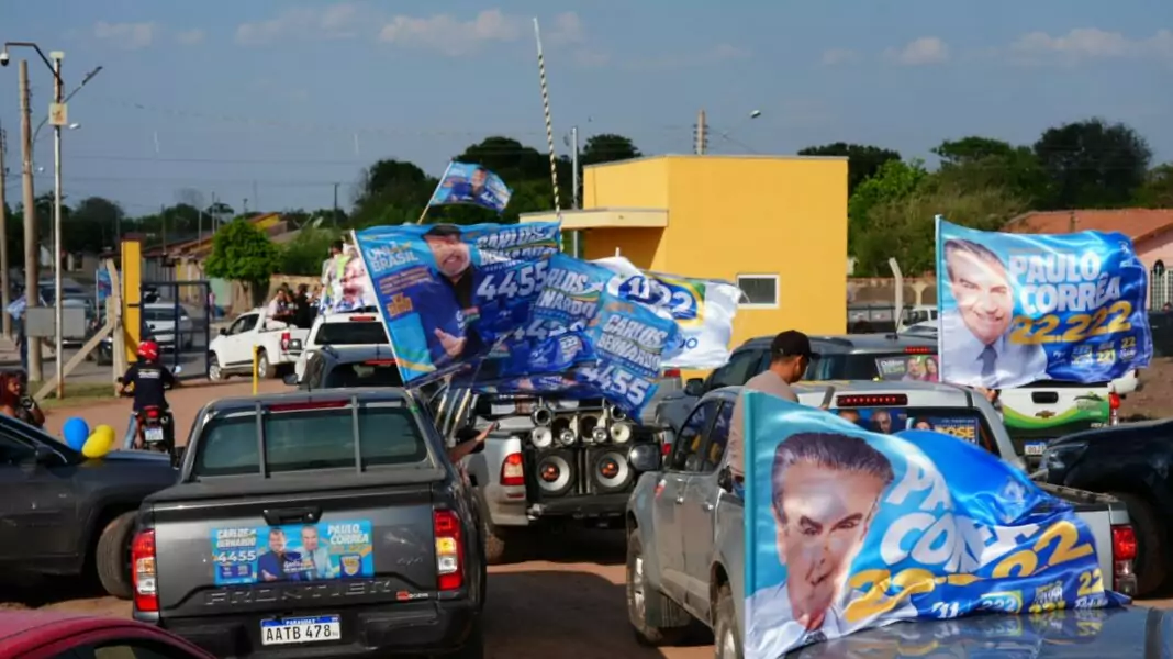 Carlos Bernardo participa de carreata com Riedel e Azambuja em Porto Murtinho e reforça agenda de desenvolvimento